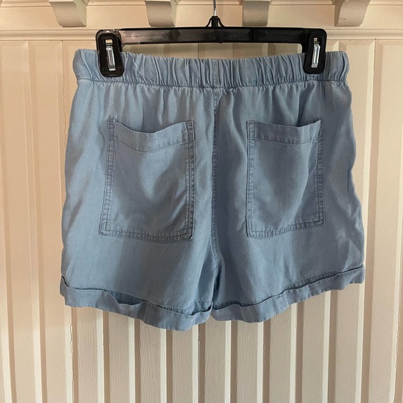 SALE!!⏱ Love Tree Juniors Jean Denim Shorts L - Picture 4 of 6